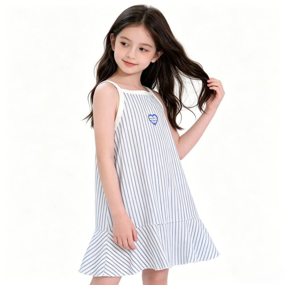 Cute Dress For Kids Girl Summer Dresses Children's Fashion Dress Thin Girls' Halter
