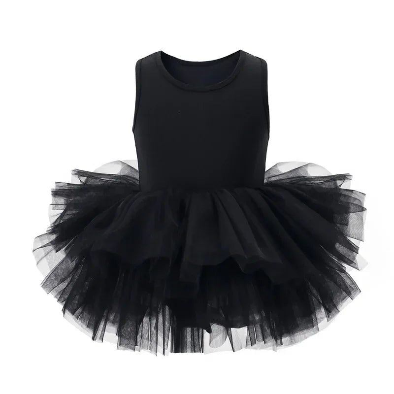 Baby Girl Princess Tutu Dress Long Sleeve Infant Toddler  Ballet Dress
