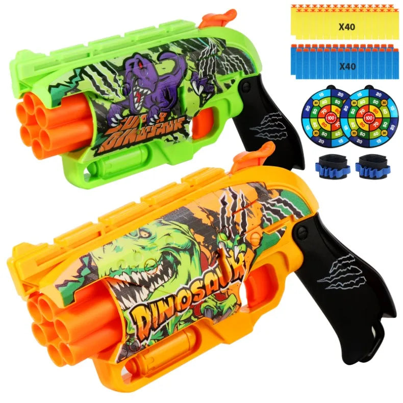 Kids Air Soft Bullet Gun Toys - Graffiti Shark Design