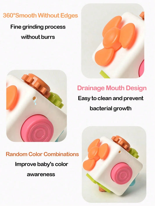 6 in 1 Montessori Educational Toys Sensory Busy Board Baby Practice Skills