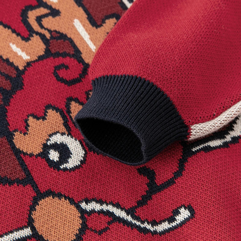 Henrry Cotton Kids Turtleneck Pullover Sweater