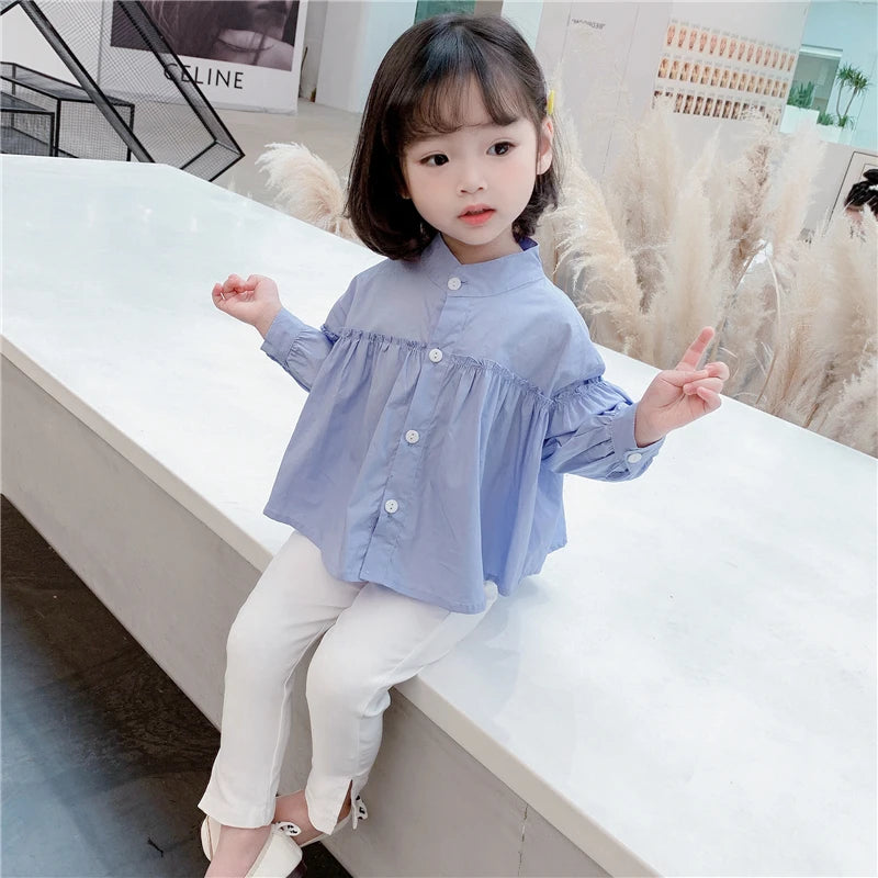 Aroa Clothing Loose Style Children Travel Casual Base Kids Comfortable Cotton