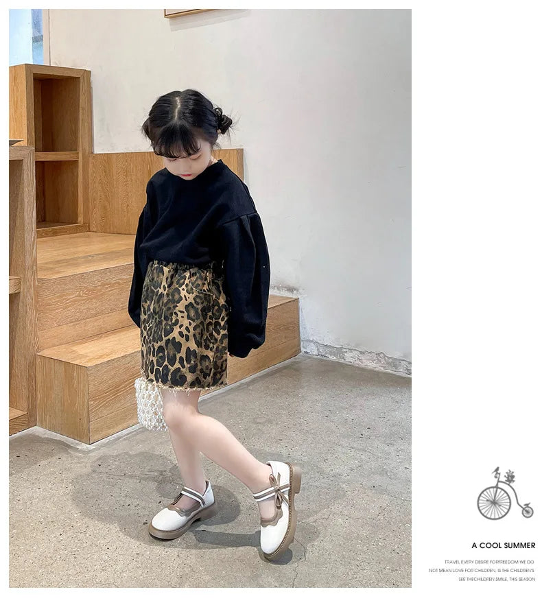 Girls' Princess Shoes 2025 Spring and Autumn New Style Girls' Little Leather Shoes Autumn Style Baby Fashion Single Shoes