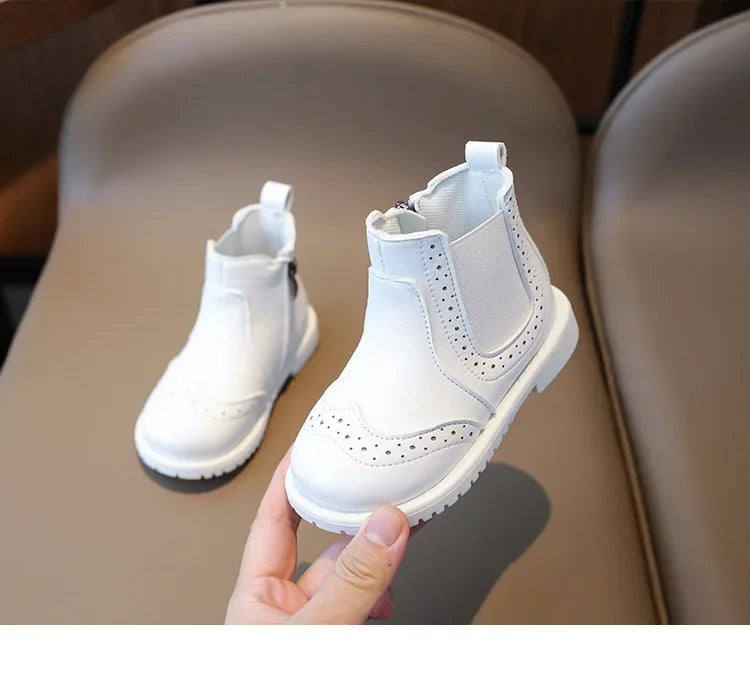 Versatile Baby Girl Boot Must-have Outdoor Lounging for Spring Autumn Clssic Princess Chelsea Short Boots Shoes