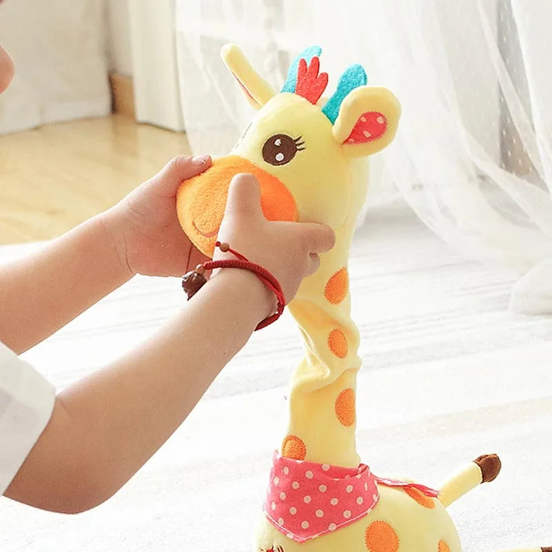 Dancing Talking Giraffe Toy with Songs and Adjustable Volume