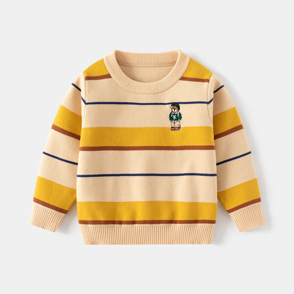 Bernardo Long Sleeve Stripe Sweater - GuGuTon baby store - Baby Fashion - Toddlers Outfits - Babies Outfits - Toddler Clothes - Kids Clothing - Newborn Clothes - Newborn Wear - Kids Wear - Trending Clothes - Trending Outfits - Fall Fashion - Winter Fashion - Girls Clothes - Boys Clothes - Babies Wear - Kids Accessories - KidsWear - Summer Clothes - Summer Fashion - Summer Trend - Falls Sweaters - Tops - Bottom - Jeans - Blouse - Dresses - Newborn Dresses - Toys