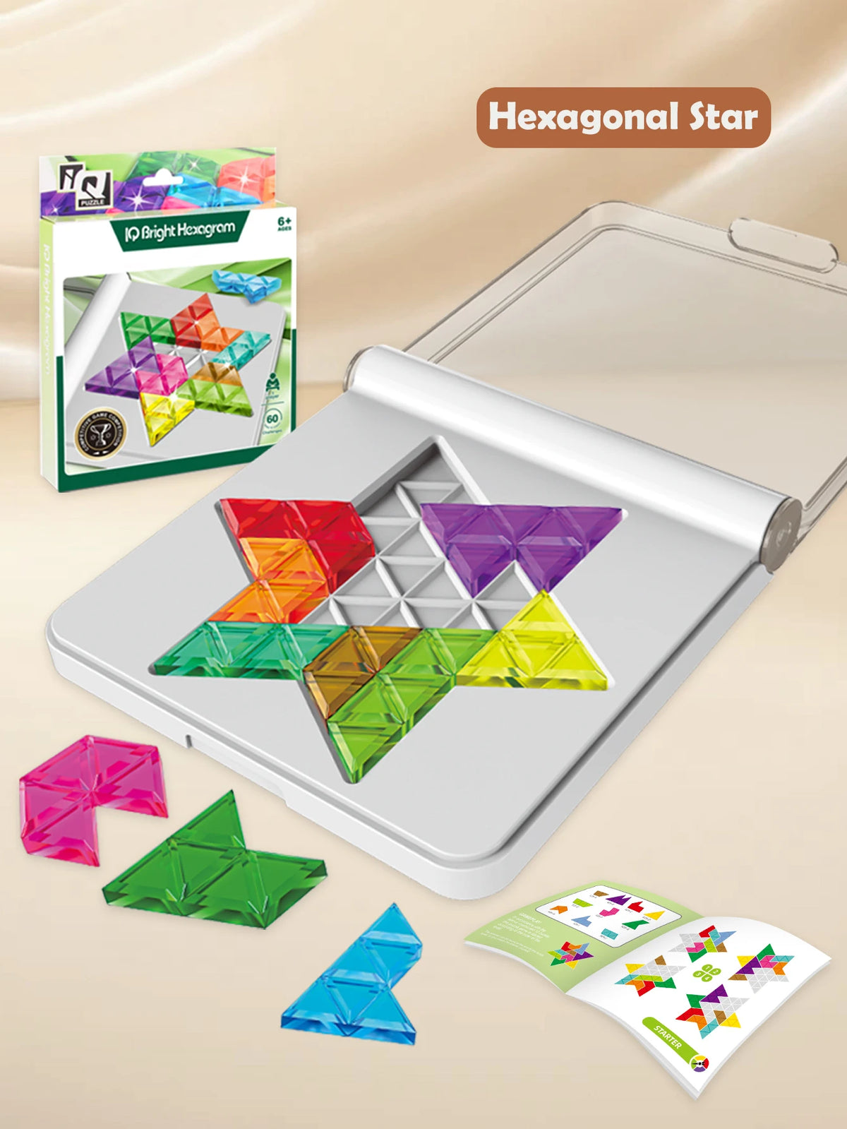 Puzzle Toys. Logical Thinking Training Fun Tabletop Games Multiple Shapes Colors