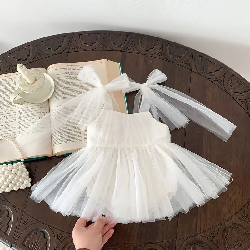 Ana Sleeveless Lace Bodysuit for Baby Girls