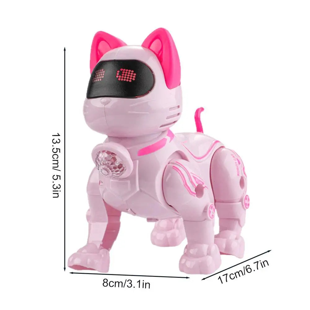 Smart Robot Cat Toy Programmable Intelligent Voice Control Stunt Cat