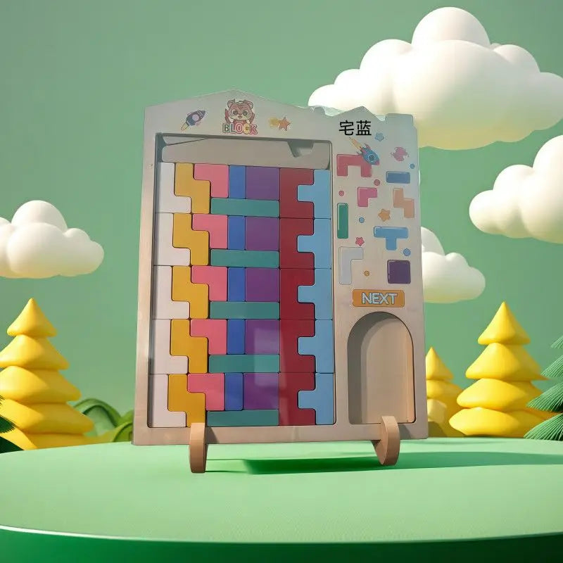 Tetris Building Blocks Children's Toys, 3d Jigsaw Puzzle Parent-child Games 3 To 6 Years Old