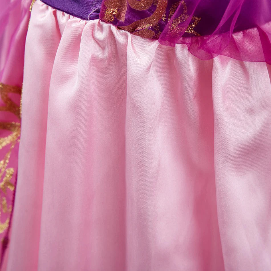 Girls Costume Children Cosplay Princess Dress Kids Halloween Birthday Pageant Party