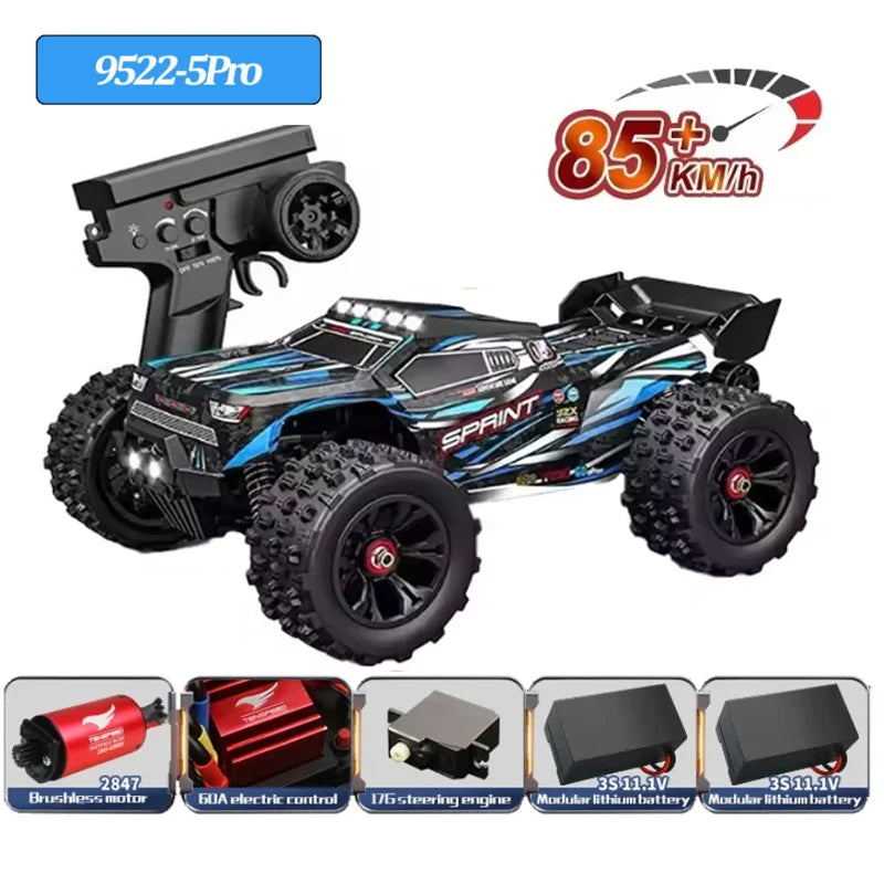 SCY 9522PRO 1:16 Brushless RC Car 85KM/H High Speed 4WD Off-Road Drift Racing Car Professional Remote Control Car vs SG116MAX