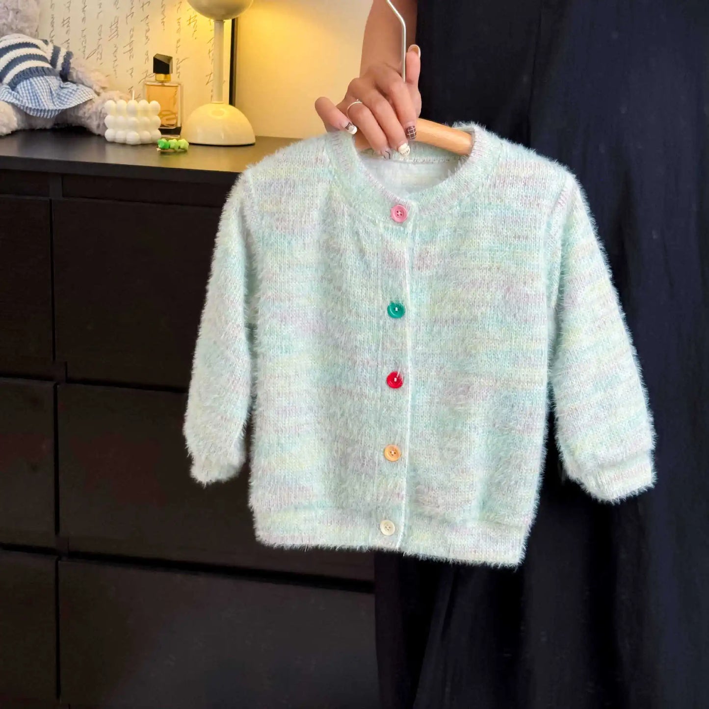 Jhonny Plush Warm Children Rainbow Sweater