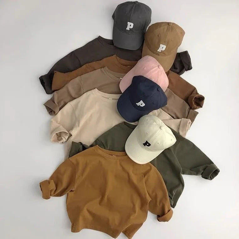 Wesly Long Sleeve Cotton Spring Tees - GuGuTon baby store - Baby Fashion - Toddlers Outfits - Babies Outfits - Toddler Clothes - Kids Clothing - Newborn Clothes - Newborn Wear - Kids Wear - Trending Clothes - Trending Outfits - Fall Fashion - Winter Fashion - Girls Clothes - Boys Clothes - Babies Wear - Kids Accessories - KidsWear - Summer Clothes - Summer Fashion - Summer Trend - Falls Sweaters - Tops - Bottom - Jeans - Blouse - Dresses - Newborn Dresses - Toys