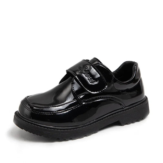 Boys Leather Shoes Spring Autumn Fashion Kids Soft Sole Shoes School Student Performance Flats
