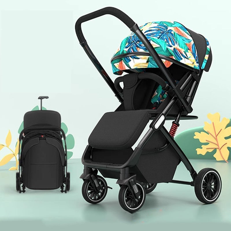 Baby Stroller Two-Way Lying UltraLight and Portable Folding Shock