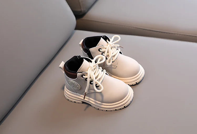Liam Winter Kids Combat Boots - Non-slip Footwear