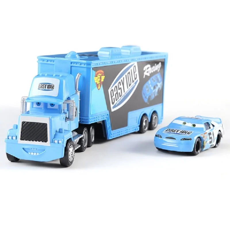 Cars 2 Mack Truck Pixar racing car Lightning McQueen Jackson Storm mini Car