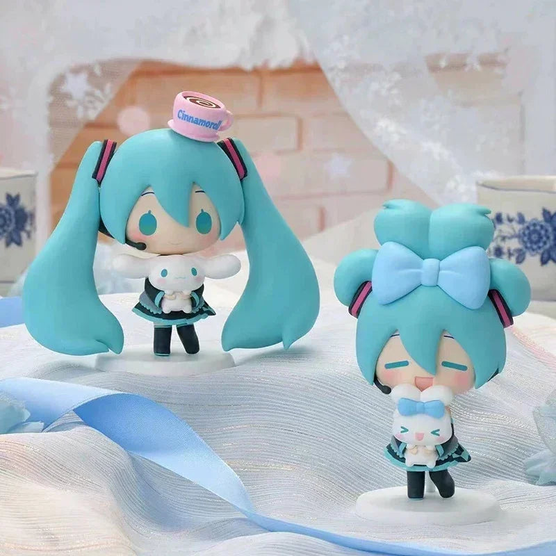 Hatsune Miku Cinnamoroll Figure Q-version Doll