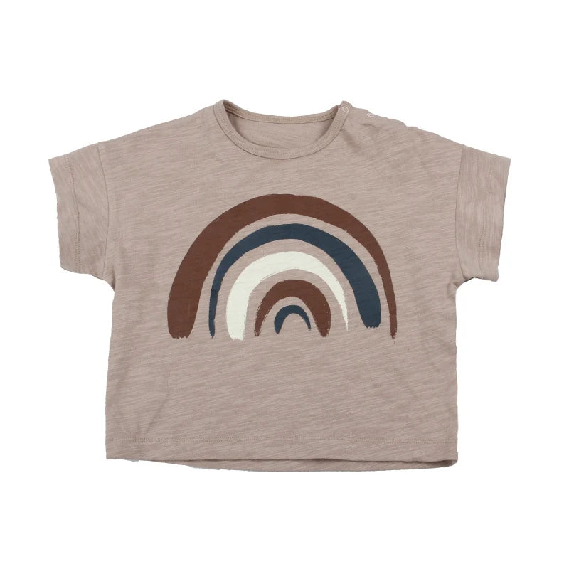 Roy Slub Cotton Toddler Baby Tees - GuGuTon baby store - Baby Fashion - Toddlers Outfits - Babies Outfits - Toddler Clothes - Kids Clothing - Newborn Clothes - Newborn Wear - Kids Wear - Trending Clothes - Trending Outfits - Fall Fashion - Winter Fashion - Girls Clothes - Boys Clothes - Babies Wear - Kids Accessories - KidsWear - Summer Clothes - Summer Fashion - Summer Trend - Falls Sweaters - Tops - Bottom - Jeans - Blouse - Dresses - Newborn Dresses - Toys