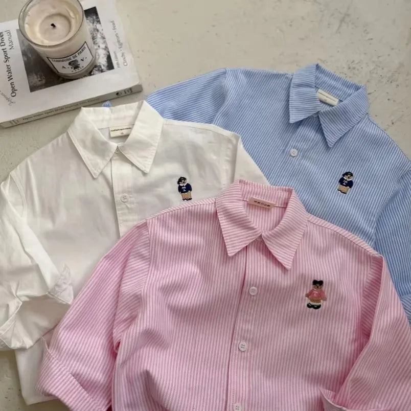 Yael Long Sleeve Korean Style Shirts