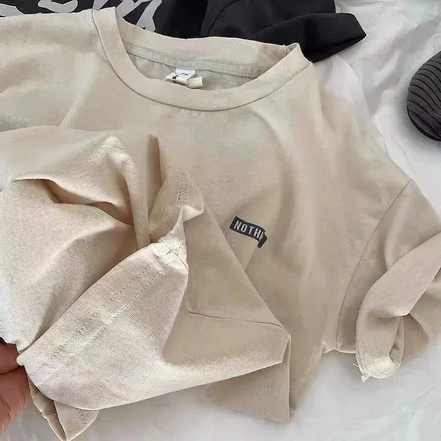 Tommy Short Sleeved Cotton Tees - GuGuTon baby store - Baby Fashion - Toddlers Outfits - Babies Outfits - Toddler Clothes - Kids Clothing - Newborn Clothes - Newborn Wear - Kids Wear - Trending Clothes - Trending Outfits - Fall Fashion - Winter Fashion - Girls Clothes - Boys Clothes - Babies Wear - Kids Accessories - KidsWear - Summer Clothes - Summer Fashion - Summer Trend - Falls Sweaters - Tops - Bottom - Jeans - Blouse - Dresses - Newborn Dresses - Toys