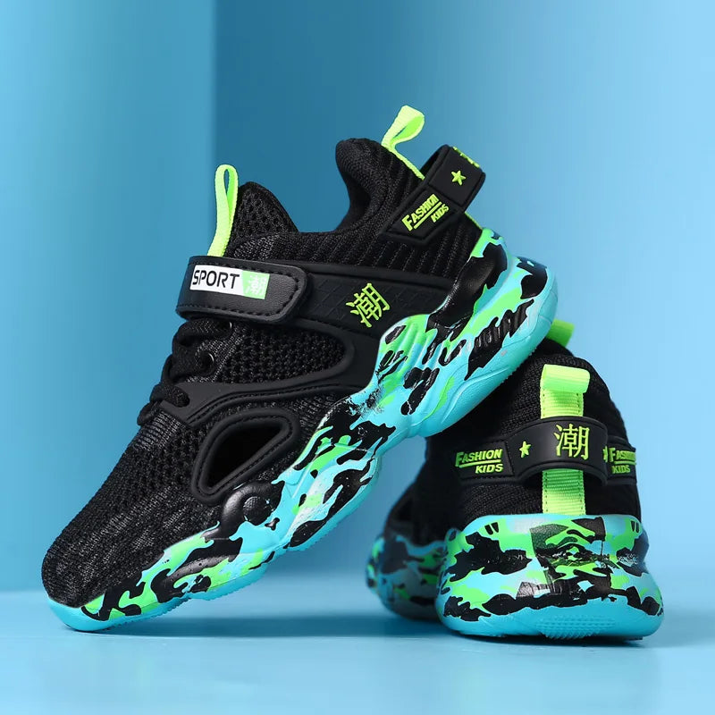 Boys' Summer Sports Shoes Fashion Hollow Casual Shoes Children's Running Shoes