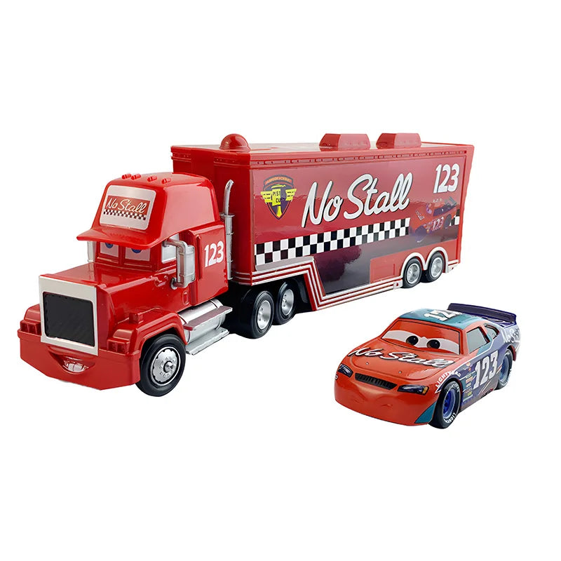 Cars 2 Mack Truck Pixar racing car Lightning McQueen Jackson Storm mini Car