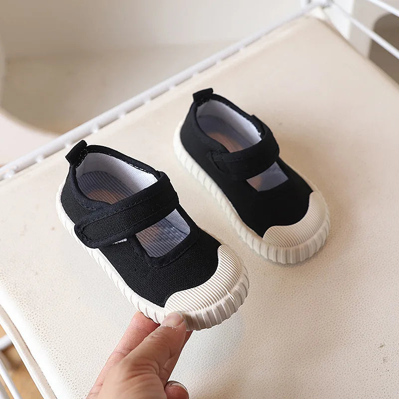 2025 New Spring Baby Girl Shoes Kids Autumn Canvas Shoes