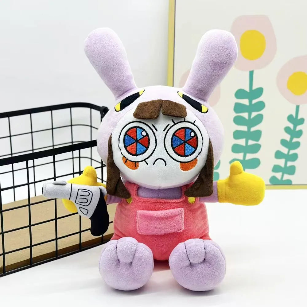 25cm Maid Jax Plush Toy Stuffed Rabbit Doll Soft Cuddly Character For Girls Room Birthday Gift Decor