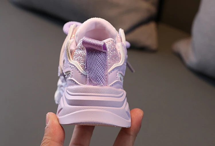 Children's Shoes 2026 New Toddler Girls Sport Shoes Soft Sole Breathable Outdoor Tennis Fashion Kids Sneakers EU21-30