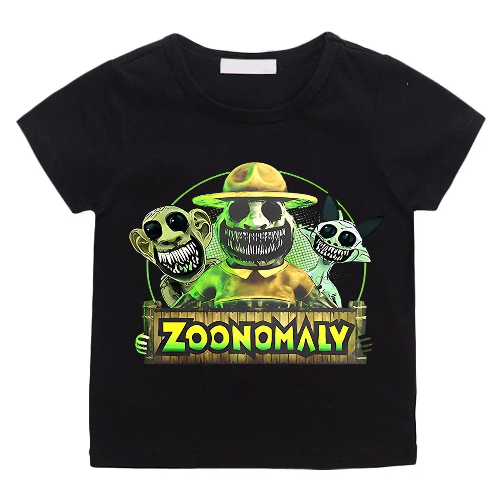 David Game Zoonomaly Cartoon Clothes Cotton Tees - GuGuTon baby store - Baby Fashion - Toddlers Outfits - Babies Outfits - Toddler Clothes - Kids Clothing - Newborn Clothes - Newborn Wear - Kids Wear - Trending Clothes - Trending Outfits - Fall Fashion - Winter Fashion - Girls Clothes - Boys Clothes - Babies Wear - Kids Accessories - KidsWear - Summer Clothes - Summer Fashion - Summer Trend - Falls Sweaters - Tops - Bottom - Jeans - Blouse - Dresses - Newborn Dresses - Toys