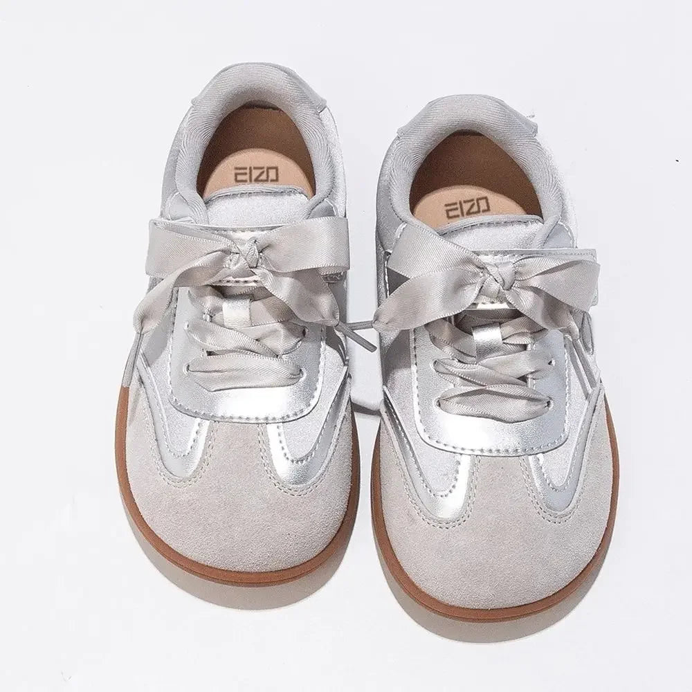 Children's Board Shoes Models Gold Casual Boys Girls Training Shoes Soft Kid Baby Sneakers 2025 Children Casual Shoes