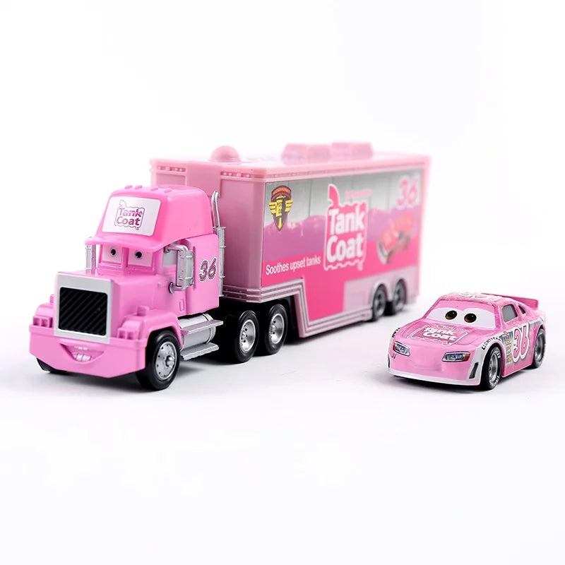 Cars 2 Mack Truck Pixar racing car Lightning McQueen Jackson Storm mini Car