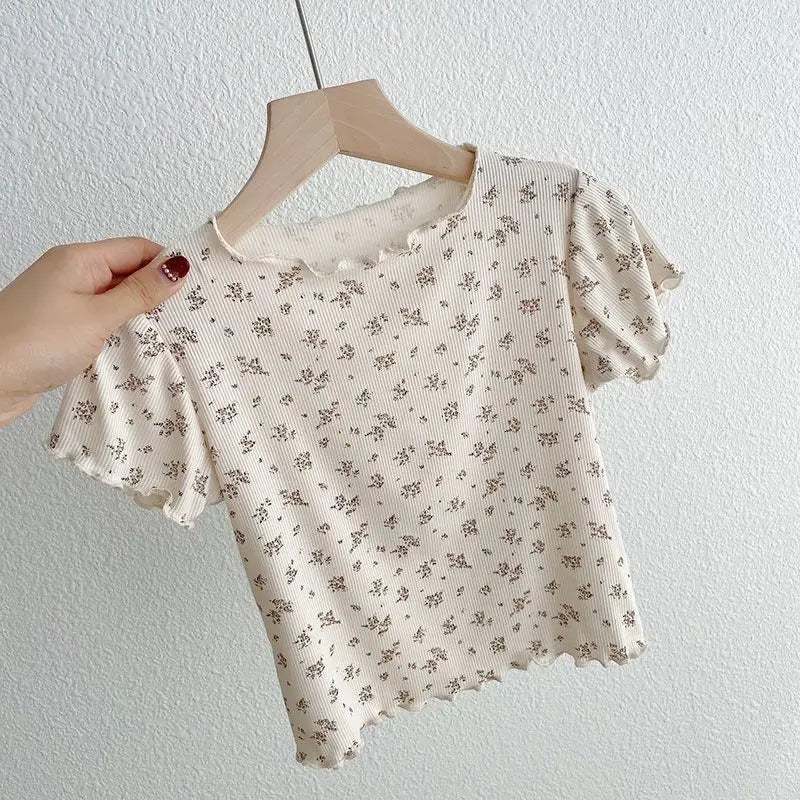 Anastasia Versatile Ruffled Edge Short Sleeve Tops