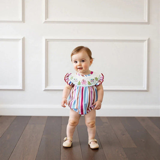 Stripe Summer Day Romper