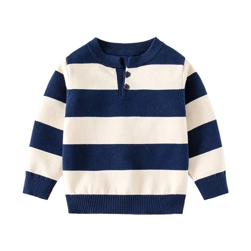 David Striped Elegant Toddler Pullover Sweaters - GuGuTon baby store - Baby Fashion - Toddlers Outfits - Babies Outfits - Toddler Clothes - Kids Clothing - Newborn Clothes - Newborn Wear - Kids Wear - Trending Clothes - Trending Outfits - Fall Fashion - Winter Fashion - Girls Clothes - Boys Clothes - Babies Wear - Kids Accessories - KidsWear - Summer Clothes - Summer Fashion - Summer Trend - Falls Sweaters - Tops - Bottom - Jeans - Blouse - Dresses - Newborn Dresses - Toys