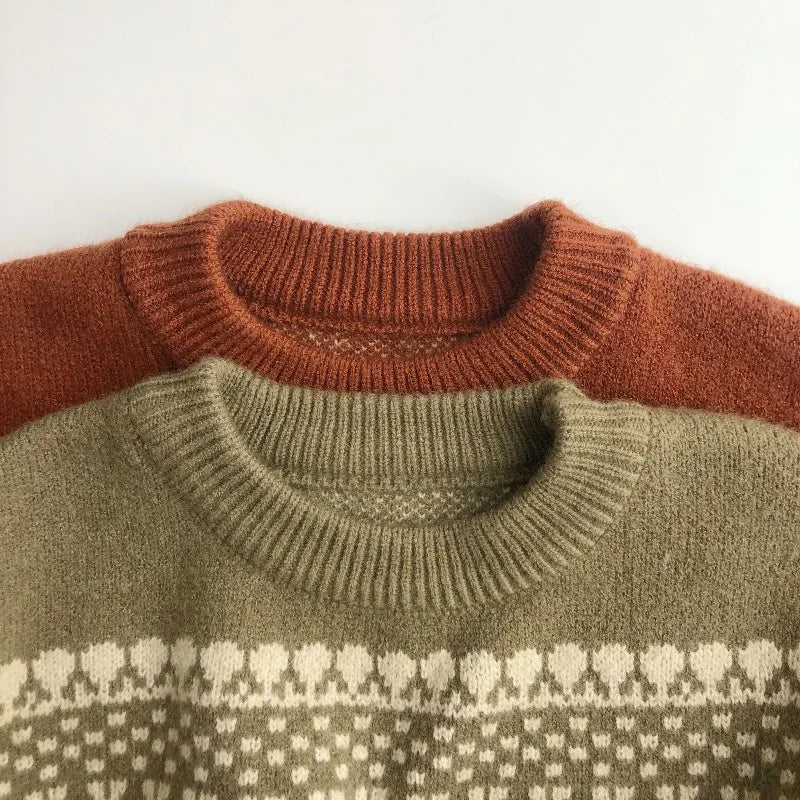 Paolo Geometric Knitted Sweater - GuGuTon baby store - Baby Fashion - Toddlers Outfits - Babies Outfits - Toddler Clothes - Kids Clothing - Newborn Clothes - Newborn Wear - Kids Wear - Trending Clothes - Trending Outfits - Fall Fashion - Winter Fashion - Girls Clothes - Boys Clothes - Babies Wear - Kids Accessories - KidsWear - Summer Clothes - Summer Fashion - Summer Trend - Falls Sweaters - Tops - Bottom - Jeans - Blouse - Dresses - Newborn Dresses - Toys