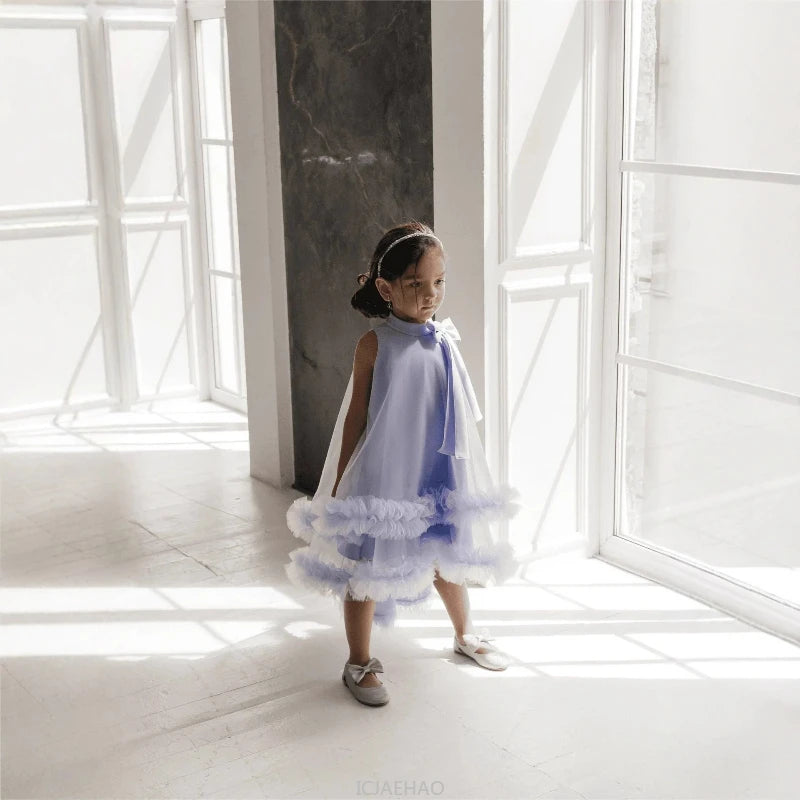 Teen Girl Clothes New Children Birthday Dress Fashion Banquet Party Gown Dresses