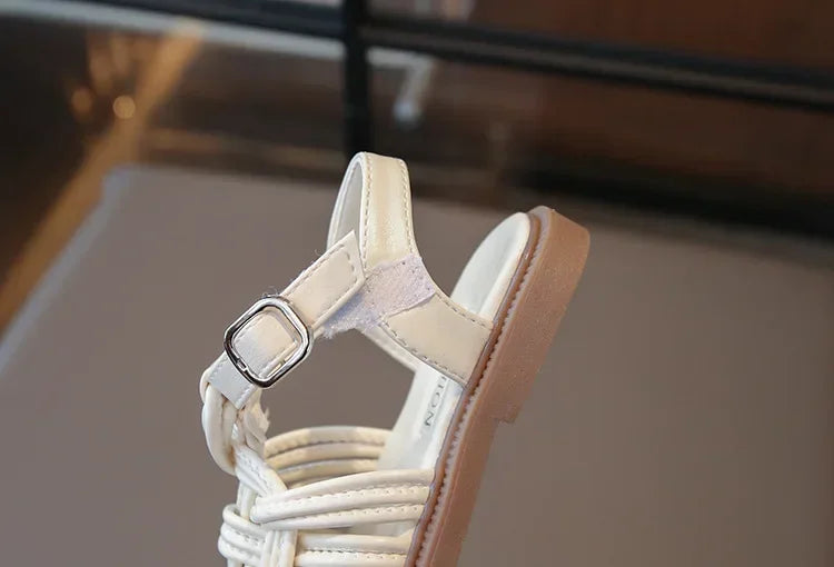 New Sandals Summer Children's Woven Casual Baby Shoes Girls