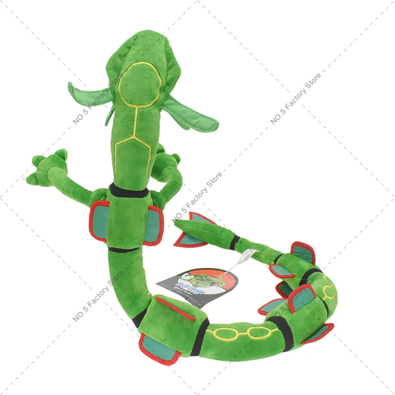 Anime Pokemon Kawaii Shiny Rayquaza Plush Doll Stuffed Figure Toy Quality Stuffed Animals Peluche Great Birthday Gift