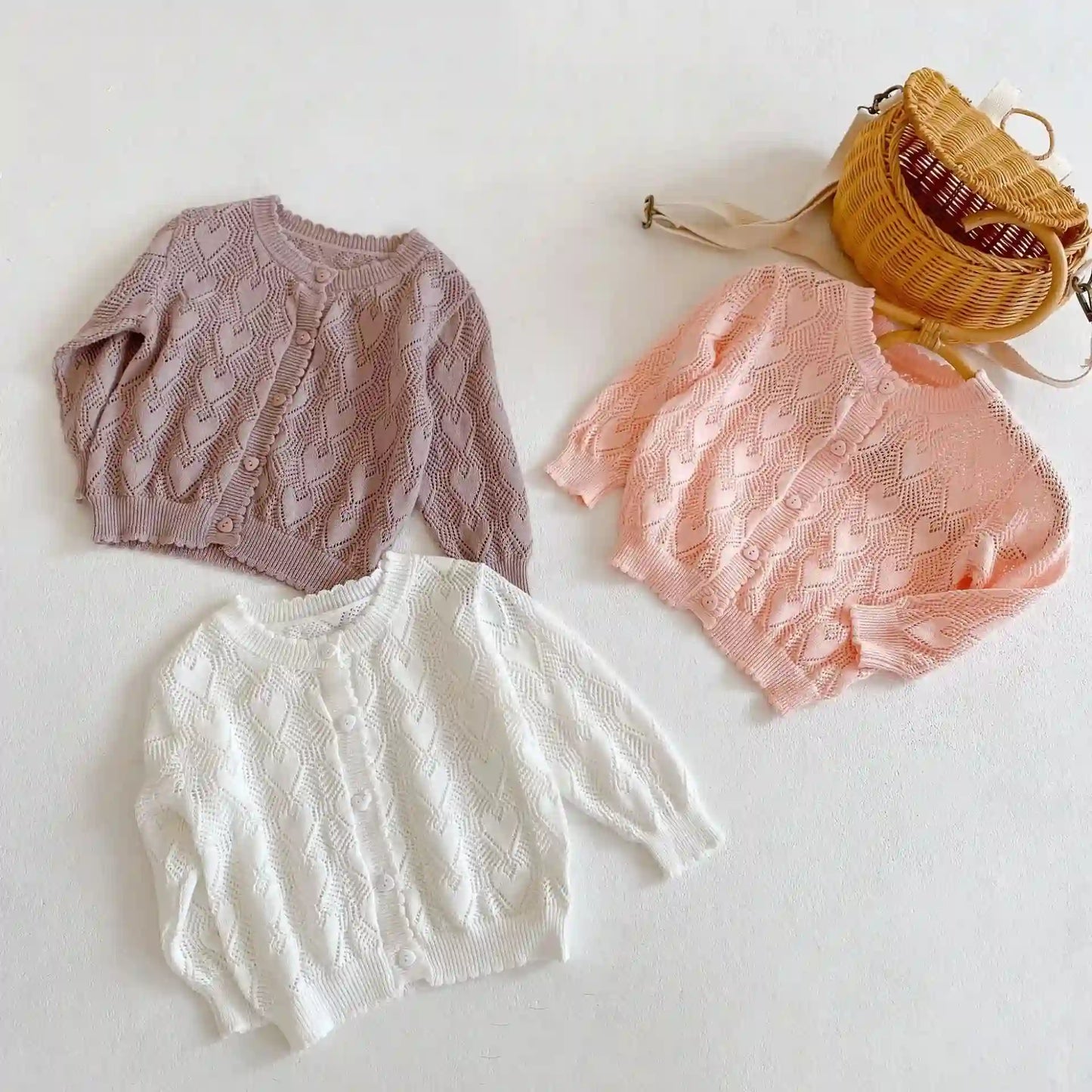 Luisa Exquisite Sweet Heart Long Sleeved Sweater