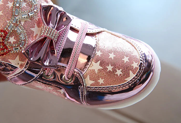Lyra Kids Light Up Sneakers - Luminous Board Shoes for Spring