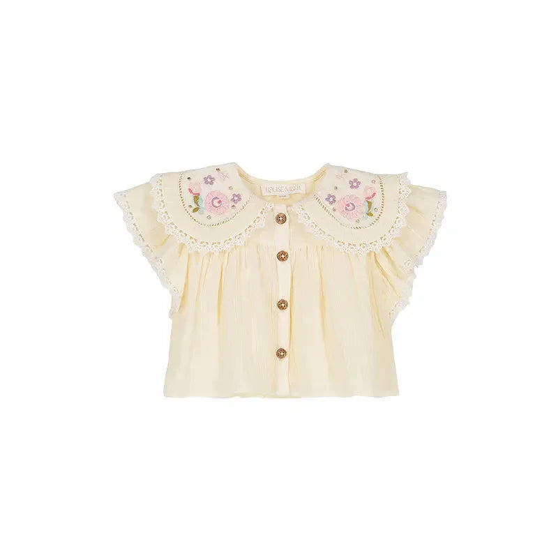 Elizabeth New Girls Suspender T-shirt Children's Lace - GuGuTon baby store - Baby Fashion - Toddlers Outfits - Babies Outfits - Toddler Clothes - Kids Clothing - Newborn Clothes - Newborn Wear - Kids Wear - Trending Clothes - Trending Outfits - Fall Fashion - Winter Fashion - Girls Clothes - Boys Clothes - Babies Wear - Kids Accessories - KidsWear - Summer Clothes - Summer Fashion - Summer Trend - Falls Sweaters - Tops - Bottom - Jeans - Blouse - Dresses - Newborn Dresses - Toys
