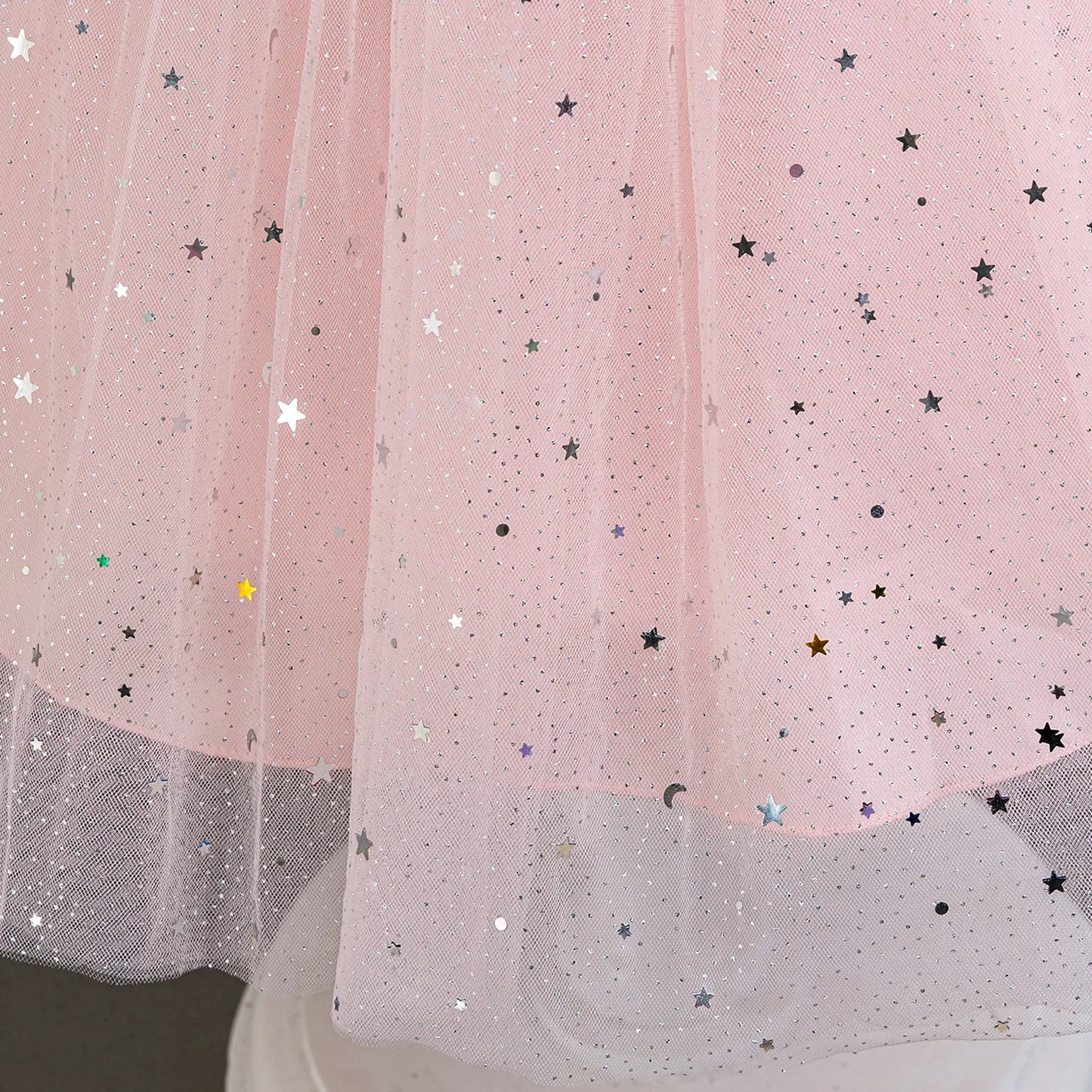 Baby Girl Lace Dresses Sparkling Weddings Pink Dress Elegant Princess
