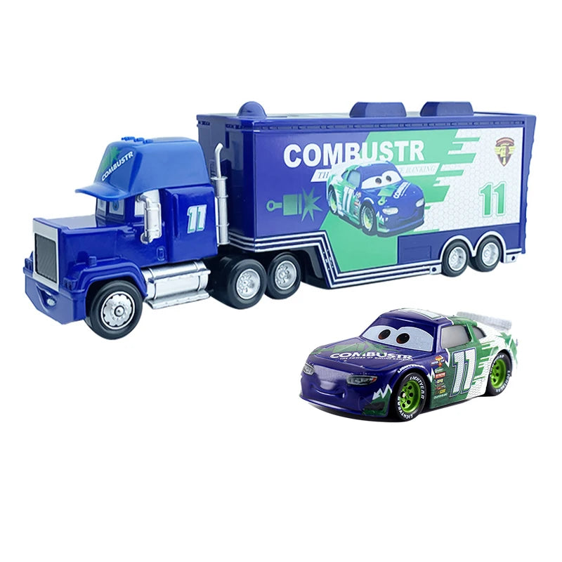 Cars 2 Mack Truck Pixar racing car Lightning McQueen Jackson Storm mini Car