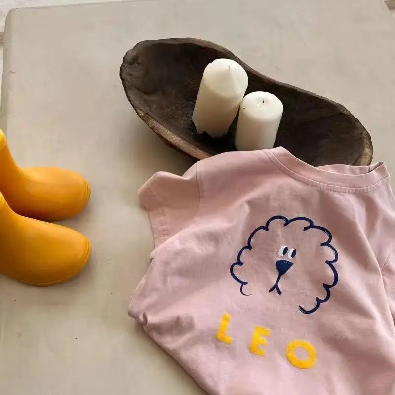 Matias Short-sleeve Cartoon Tees - GuGuTon baby store - Baby Fashion - Toddlers Outfits - Babies Outfits - Toddler Clothes - Kids Clothing - Newborn Clothes - Newborn Wear - Kids Wear - Trending Clothes - Trending Outfits - Fall Fashion - Winter Fashion - Girls Clothes - Boys Clothes - Babies Wear - Kids Accessories - KidsWear - Summer Clothes - Summer Fashion - Summer Trend - Falls Sweaters - Tops - Bottom - Jeans - Blouse - Dresses - Newborn Dresses - Toys