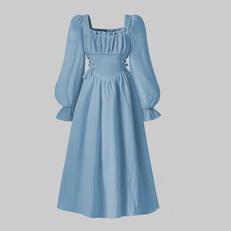 Harlow Square Collar Dress  New Princess Dress