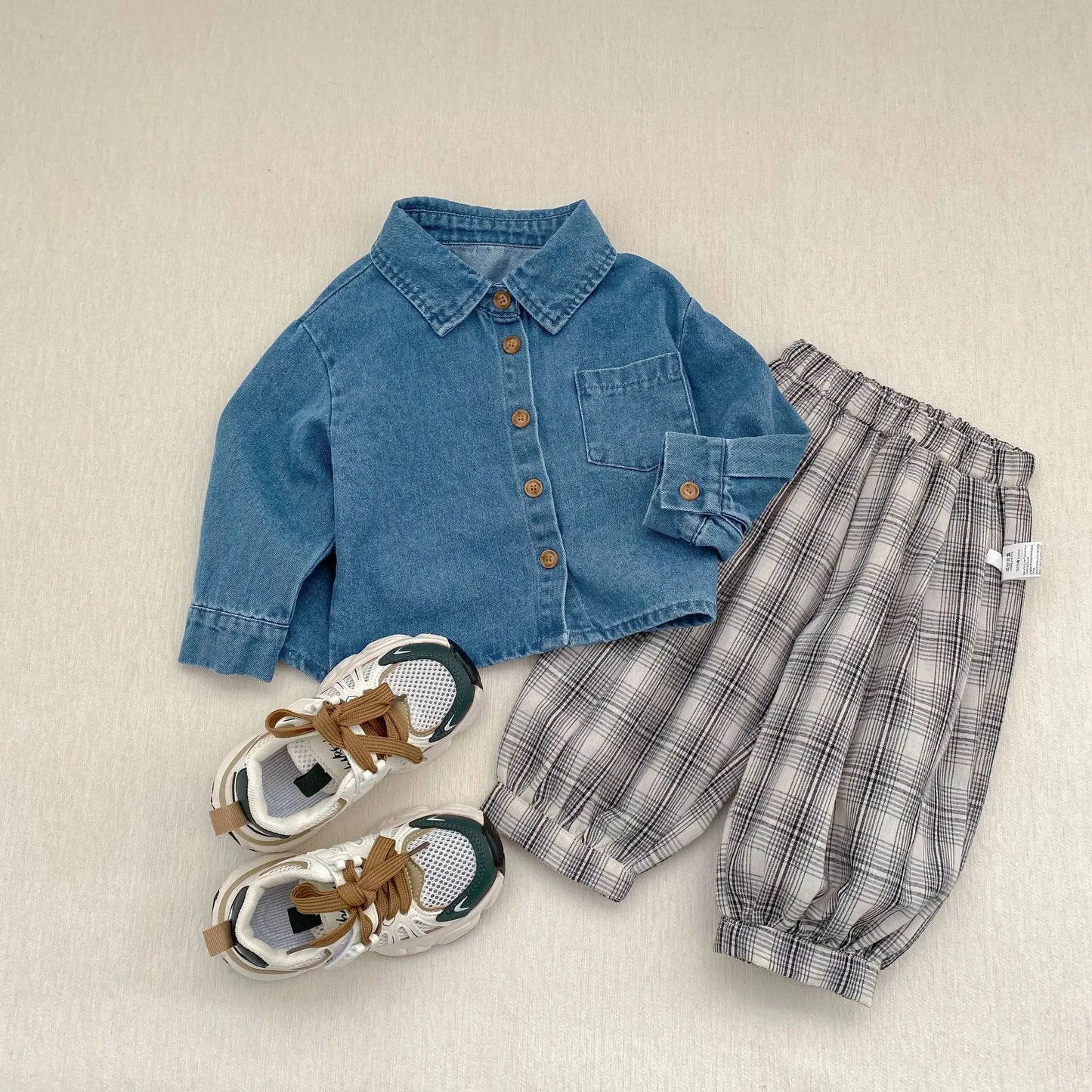 Paola Full Sleeve Denim Fashion Cute Tops