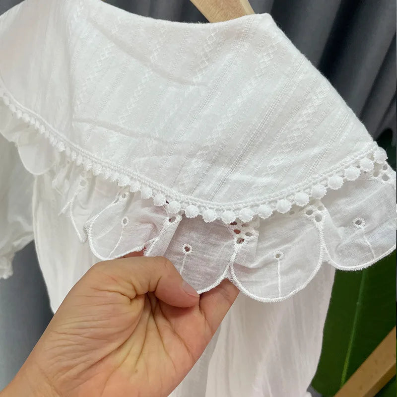 Wendy Princess Embroidered Blouse Top